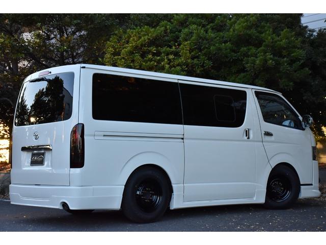 ハイエースバン ロングDX 車中泊/助手席エアバック/ETC/バッドフェイス/シートカバー/ガングリップコンビハンドル/両側スライドドア/ローダウン/6人乗り/エアロ/社外ヘッドライト/スモークテール/LED/PW/キーレス(79枚目)