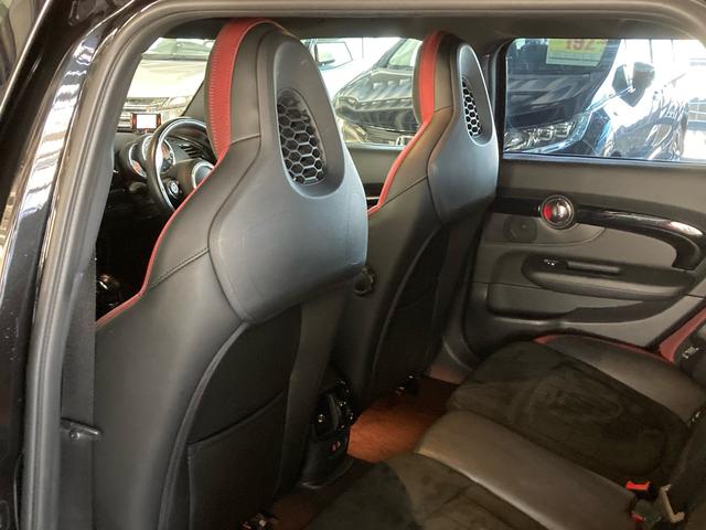 MINI ジョンクーパーワークス クラブマン 衝突被害軽減ブレーキ 純正ナビ バックカメラ ドラレコ 純正ミラー一体型ETC 純正19インチアルミホイール シートヒーター アクティブクルーズコントロール パドルシフト(35枚目)