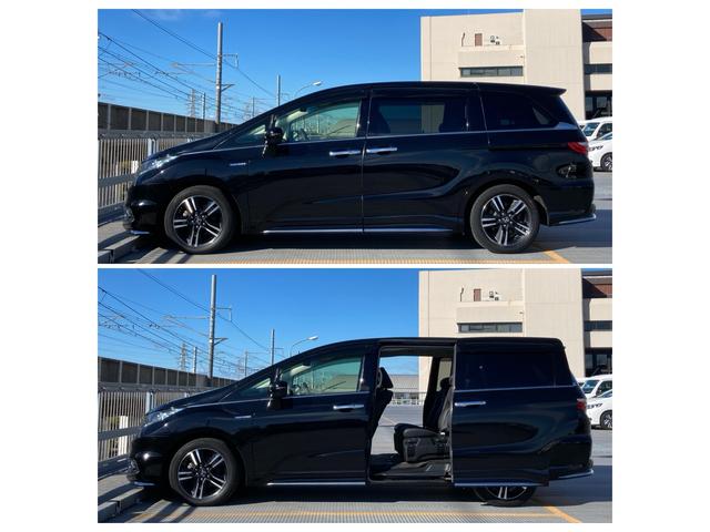 オデッセイハイブリッド ハイブリッドアブソルート・ホンダセンシングEXパック 衝突被害軽減ブレーキ ナビTV 後席モニター Bluetooth DVD 全方位カメラ 両側電動スライドドア クルーズコントロール ETC LEDライト パワーシート スマートキー プッシュスタート(4枚目)