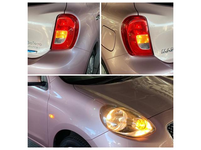 マーチ ボレロ　ＡＵＸ接続　横滑防止装置　電動格納ミラー　ＤＶＤ再生　ナビＴＶ　アイドリングＳ　パワーウィンドウ　禁煙　イモビライザー　フルセグＴＶ　キーレス　スマートキー　ＢＬＵＥＴＯＯＴＨ　オートライト（24枚目）