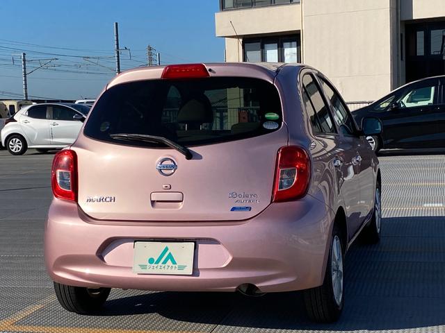 マーチ ボレロ　ＡＵＸ接続　横滑防止装置　電動格納ミラー　ＤＶＤ再生　ナビＴＶ　アイドリングＳ　パワーウィンドウ　禁煙　イモビライザー　フルセグＴＶ　キーレス　スマートキー　ＢＬＵＥＴＯＯＴＨ　オートライト（67枚目）