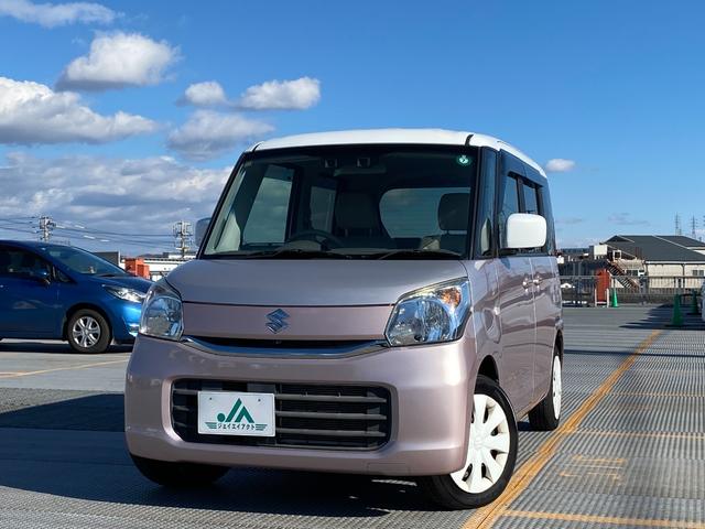 スペーシア X 衝突被害軽減ブレーキ 純正ナビ フルセグTV 全方位モニター Bluetoothオーディオ DVD 両側パワースライドドア シートヒーター ETC スマートキー プッシュスタート(3枚目)