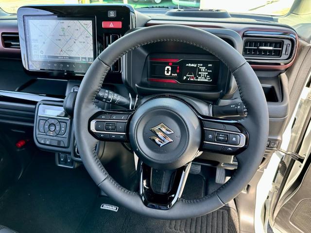 スペーシアカスタム ハイブリッドＸＳ　純正９インチメモリーナビ・スマホ接続・Ｂｌｕｅｔｏｏｔｈ　全方位カメラ　フルセグＴＶ　両側電動スライドドア　マルチユースフラップ　前席シートヒーター　ステアリングヒーター　リアスリムサーキュレーター（3枚目）