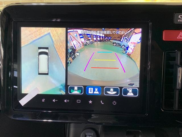 スペーシアカスタム ハイブリッドＸＳ　純正ディスプレイオーディオ　フルセグテレビ　全方位モニター　マルチユースフラップ　ヘッドアップディスプレイ　両側パワースライドドア　革巻きステアリング　前席シートヒーター　ステアリングヒーター（5枚目）