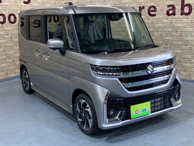 スペーシアカスタム ハイブリッドＸＳ　純正ディスプレイオーディオ　フルセグテレビ　全方位モニター　マルチユースフラップ　ヘッドアップディスプレイ　両側パワースライドドア　革巻きステアリング　前席シートヒーター　ステアリングヒーター（45枚目）