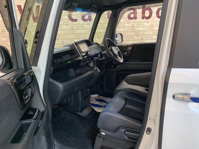 N-BOXカスタム G・Lターボホンダセンシング ETC ホンダセンシング クルーズコントロール ハーフレザーシート パドルシフト ステアリングスイッチ オートライト シーケンシャルパターンランプ  USB充電ソケット LEDヘッドライト(27枚目)