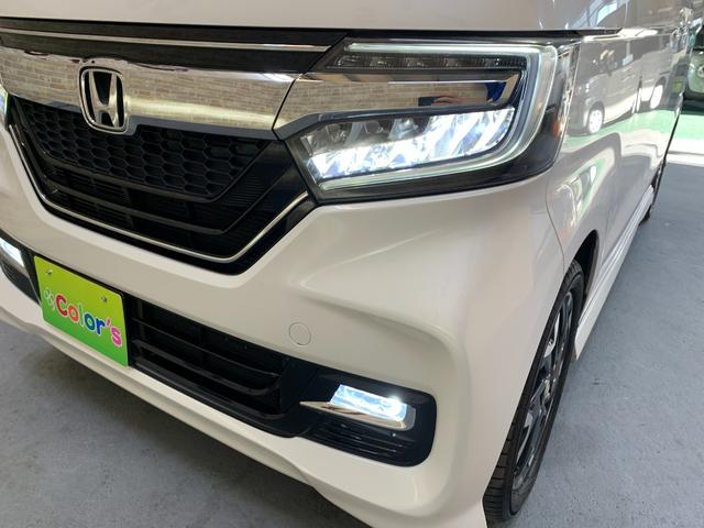 N-BOXカスタム G・Lターボホンダセンシング ETC ホンダセンシング クルーズコントロール ハーフレザーシート パドルシフト ステアリングスイッチ オートライト シーケンシャルパターンランプ  USB充電ソケット LEDヘッドライト(36枚目)