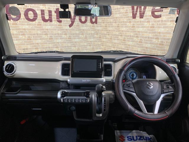 クロスビー ハイブリッドＭＺ　ＰａｎａｓｏｎｉｃＳＤナビ　フルセグテレビ　バックカメラ　ＥＴＣ　革巻きステアリング　ステアリングスイッチ　オートライト　パドルシフト　クルーズコントロール　デュアルセンサーブレーキサポート（4枚目）