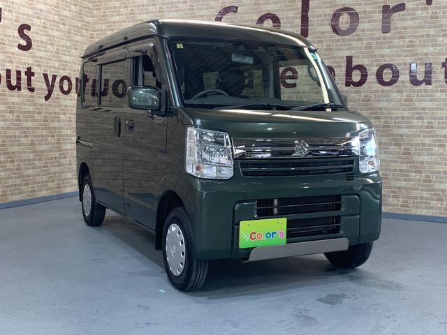 エブリイ ジョインターボ パナソニックSDナビ フルセグ ETC バックカメラ 前後ドライブレコーダ デュアルカメラブレーキサポート LEDヘッドライト オーバーヘッドコンソール シートカバー USB端子 電格ドアミラ(44枚目)