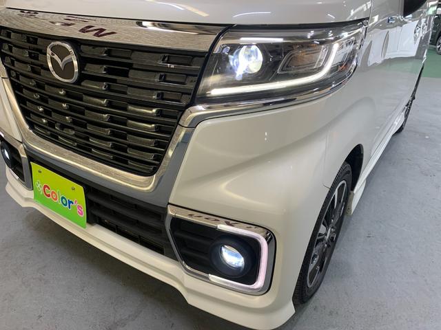 フレアワゴンカスタムスタイル ハイブリッドＸＴ　ワンオーナー車　パイオニアＳＤナビ　フルセグ　ＥＴＣ２．０　レーダーブレーキサポート　前後ドライブレコーダ　全方位モニター　クルーズコントロール　運転席シートヒータ　ロールサンシェード（33枚目）