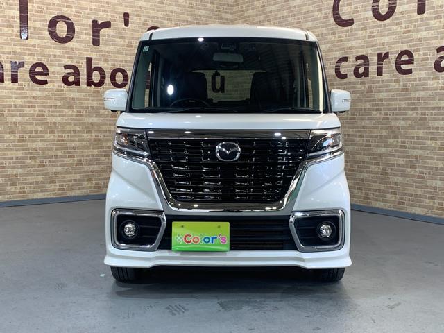 フレアワゴンカスタムスタイル ハイブリッドＸＴ　ワンオーナー車　パイオニアＳＤナビ　フルセグ　ＥＴＣ２．０　レーダーブレーキサポート　前後ドライブレコーダ　全方位モニター　クルーズコントロール　運転席シートヒータ　ロールサンシェード（44枚目）