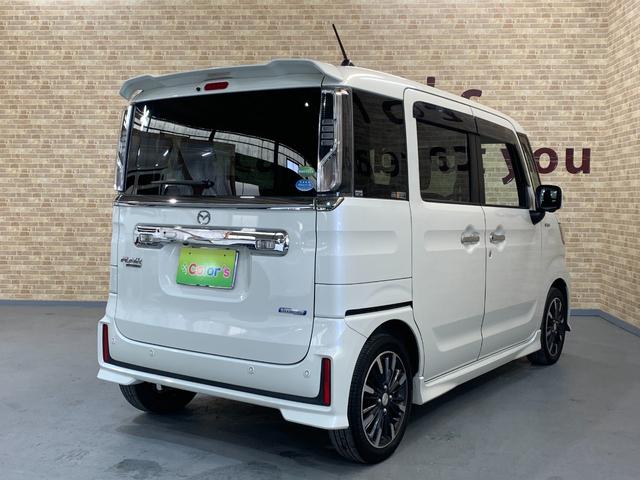 フレアワゴンカスタムスタイル ハイブリッドＸＴ　ワンオーナー車　パイオニアＳＤナビ　フルセグ　ＥＴＣ２．０　レーダーブレーキサポート　前後ドライブレコーダ　全方位モニター　クルーズコントロール　運転席シートヒータ　ロールサンシェード（49枚目）