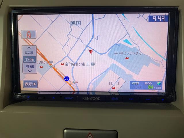 アルトラパンショコラ G ケンウッドSDナビ ワンセグ ETC 電格ドアミラー プッシュスタートエンジン オートライト HIDヘッドライト 純正14インチアルミホイール ラパンオリジナルデザインシート(8枚目)