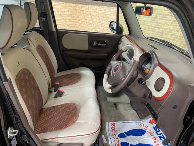 アルトラパンショコラ Ｇ　純正ＳＤナビ　ワンセグ　電格ドアミラー　プッシュスタートエンジン　オートライト　ＨＩＤヘッドライト　オリジナルシートカバー　純正１４インチアルミホイール　チルトステアリング　盗難防止システム（24枚目）