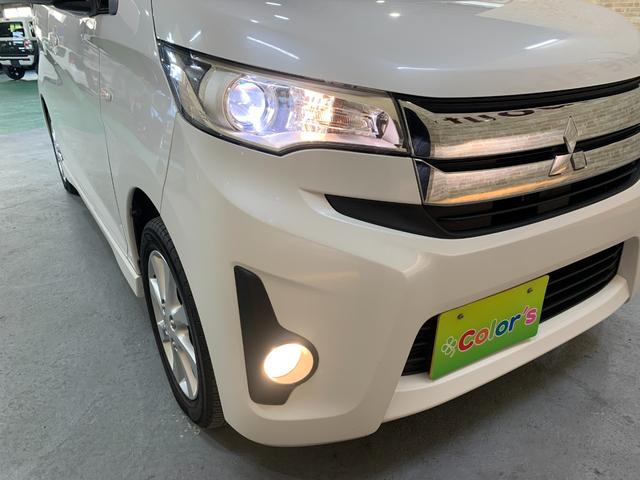 ｅＫカスタム Ｍ　ケンウッドＳＤナビ　ワンセグ　ＥＴＣ　アイドリングストップ　電格ドアミラー　ＨＩＤヘッドライト　フォグランプ　ＵＶカットプライバシーガラス　集中ドアロック　パワーウィンドウ（32枚目）