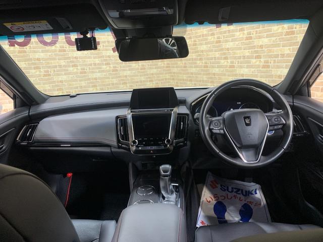 クラウンハイブリッド RS リミテッド 純正SDナビ フルセグテレビ MOPパノラミックビューモニター MOP本革シート MOPブラインドスポットモニター 専用18インチアルミホイール 専用フロアマット ヘッドアップディスプレイ(4枚目)