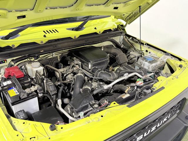 ジムニー ＸＣ　保証付　修復歴無　４ＷＤ　ターボ　ＥＴＣ　Ｂカメ　シートＨ　ＤＳＢＳ　レーンアシスト　クルコン　ＨＤＣ　ＬＥＤオートライト　フォグ　Ｐスタ　フルセグナビ　ＢＴ　ＤＶＤ　ステリモ　純正１６ＡＷ　Ｗレター（76枚目）