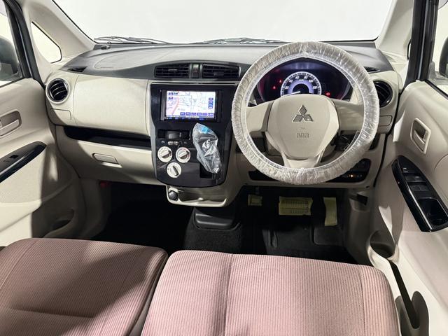 eKワゴン E 保証付 修復歴無 ETC Bカメラ シートH ナビTV Bluetooth DVD CD 電動格納ミラー キーレス ヘッドライトレベライザー ベンチシート エアコン パワステ パワーウィンドウ ABS(6枚目)