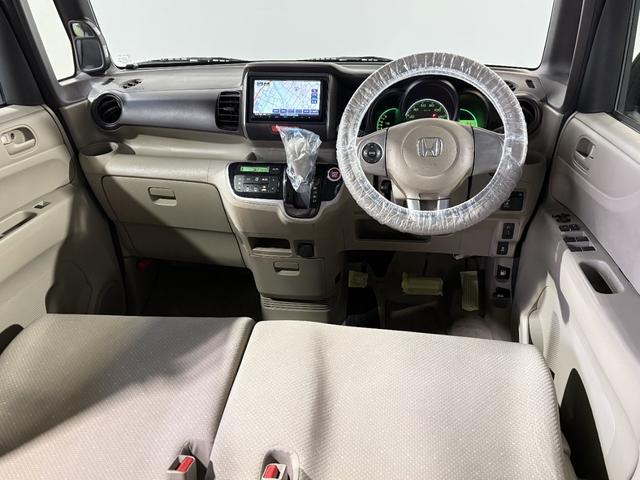 N-BOX G・Lパッケージ 保証付き 修復歴無 電動スライド ナビTV Bluetooth CD 横滑り防止 Pスタート アイドリングストップ ステリモ オートエアコン スマートキー 電動格納ミラー レベライザー ベンチシート(62枚目)