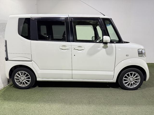 N-BOX G・Lパッケージ 保証付き 修復歴無 ETC PSD フルセグナビTV DVD CD ESC Pスタート アイドリングストップ ステリモ オートエアコン スマートキー 社外14インチAW 電動格納ミラー レベライザー(26枚目)