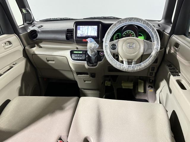 N-BOX G・Lパッケージ 保証付き 修復歴無 ETC PSD フルセグナビTV DVD CD ESC Pスタート アイドリングストップ ステリモ オートエアコン スマートキー 社外14インチAW 電動格納ミラー レベライザー(59枚目)