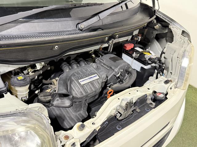 N-BOX G・Lパッケージ 保証付き 修復歴無 ETC PSD フルセグナビTV DVD CD ESC Pスタート アイドリングストップ ステリモ オートエアコン スマートキー 社外14インチAW 電動格納ミラー レベライザー(78枚目)