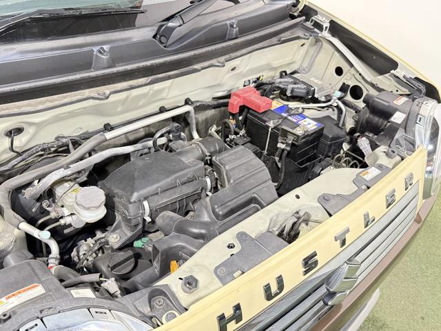 ハスラー ワンダラー　保証付き　修復歴無　シートＨ　ナビＴＶ　ＤＶＤ　ＤＣＢＳ　ＥＳＣ　レーンアシスト　ＨＩＤオートライト　フォグ　ルーフレール　Ｐスタ　ステリモ　ＡＡＣ　スマートキー　ウィンカー付電格ミラー　ハーフレザー（78枚目）