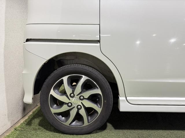 パレットＳＷ ＸＳ　保証付　修復歴無　ＥＴＣ　電動スライド　フルセグナビ　ＢＴ　ＤＶＤ　ＨＩＤオートライト　フォグ　Ｐスタート　ＡＡＣ　スマートキー　純正１４インチＡＷ　ウィンカー付電格ミラー　ベンチシート　フルフラット（24枚目）