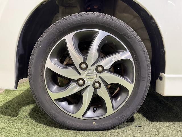 パレットＳＷ ＸＳ　保証付　修復歴無　ＥＴＣ　電動スライド　フルセグナビ　ＢＴ　ＤＶＤ　ＨＩＤオートライト　フォグ　Ｐスタート　ＡＡＣ　スマートキー　純正１４インチＡＷ　ウィンカー付電格ミラー　ベンチシート　フルフラット（45枚目）