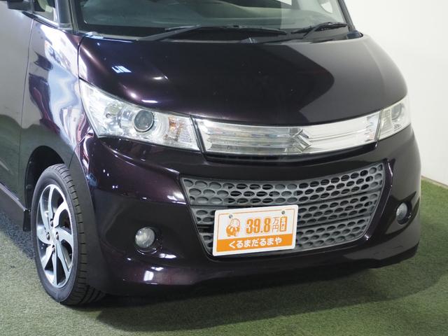 パレットSW XS 保証付き 修復歴無 ETC 電動スライド フルセグナビ BT DVD CD HIDオートライト フォグ Pスタート スマートキー 純正14インチAW ウィンカー付電格ミラー ベンチシート フルフラット(16枚目)