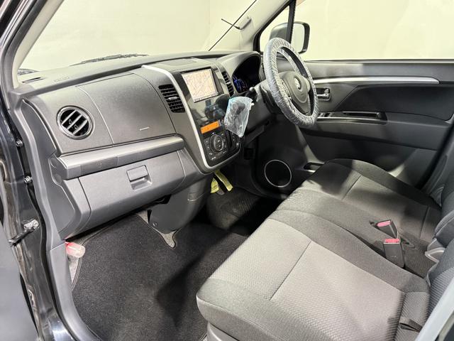 ワゴンＲスティングレー Ｔ　保証付　修復歴無　ターボ　ＥＴＣ　Ｂカメラ　フルセグナビ　ＤＶＤ　ＣＤ　ＨＩＤオートライト　フォグ　Ｐスタート　パドルシフト　スマートキー　純正１４インチＡＷ　ウィンカー付電動格納ミラー　フルフラット（53枚目）