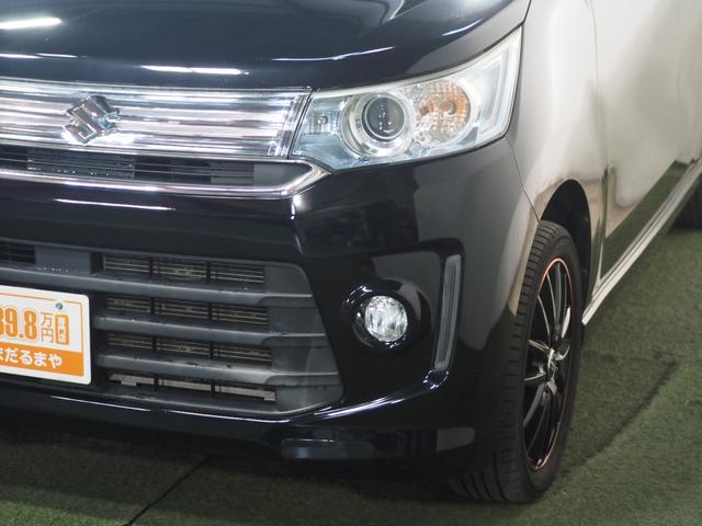 ワゴンＲスティングレー Ｘ　保証付き　修復歴無　ＥＴＣ　Ｂカメラ　シートＨ　レーダーＢＳ　フルセグナビ　ＢＴ　ＨＩＤオートライト　フォグ　Ｐスタート　Ａストップ　ステリモ　ＡＡＣ　社外１５インチＡＷ　柿本改マフラー　ハーフレザー（16枚目）