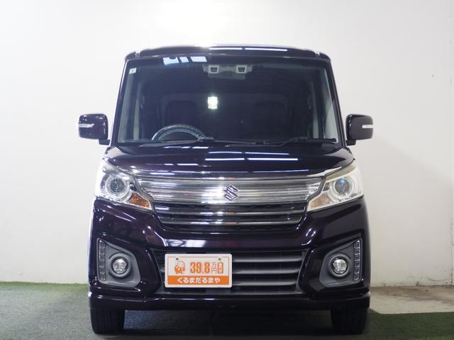 スペーシアカスタム XS 保証付き 修復歴無 DCBS 両PSD シートH HIDオートライト フォグ 衝突軽減B ESC レーンアシスト Pスタート Aストップ スマートキー 純正15AW Rサンシェード 黒革調シートカバー(12枚目)