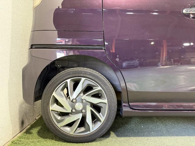 スペーシアカスタム XS 保証付き 修復歴無 DCBS 両PSD シートH HIDオートライト フォグ 衝突軽減B ESC レーンアシスト Pスタート Aストップ スマートキー 純正15AW Rサンシェード 黒革調シートカバー(24枚目)