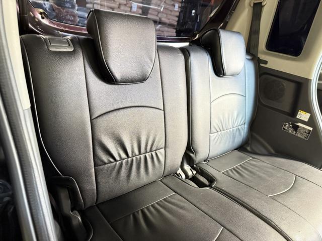 スペーシアカスタム XS 保証付き 修復歴無 DCBS 両PSD シートH HIDオートライト フォグ 衝突軽減B ESC レーンアシスト Pスタート Aストップ スマートキー 純正15AW Rサンシェード 黒革調シートカバー(36枚目)