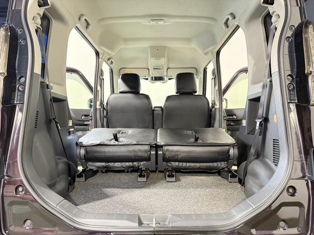 スペーシアカスタム XS 保証付き 修復歴無 DCBS 両PSD シートH HIDオートライト フォグ 衝突軽減B ESC レーンアシスト Pスタート Aストップ スマートキー 純正15AW Rサンシェード 黒革調シートカバー(42枚目)