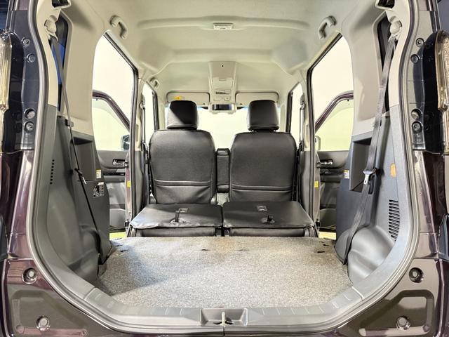 スペーシアカスタム XS 保証付き 修復歴無 DCBS 両PSD シートH HIDオートライト フォグ 衝突軽減B ESC レーンアシスト Pスタート Aストップ スマートキー 純正15AW Rサンシェード 黒革調シートカバー(43枚目)