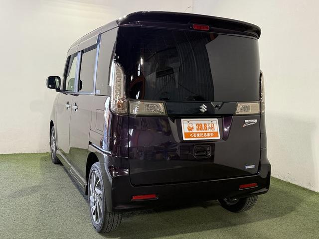 スペーシアカスタム XS 保証付き 修復歴無 DCBS 両PSD シートH HIDオートライト フォグ 衝突軽減B ESC レーンアシスト Pスタート Aストップ スマートキー 純正15AW Rサンシェード 黒革調シートカバー(60枚目)