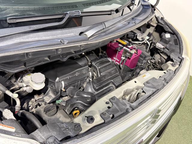 スペーシアカスタム XS 保証付き 修復歴無 DCBS 両PSD シートH HIDオートライト フォグ 衝突軽減B ESC レーンアシスト Pスタート Aストップ スマートキー 純正15AW Rサンシェード 黒革調シートカバー(78枚目)