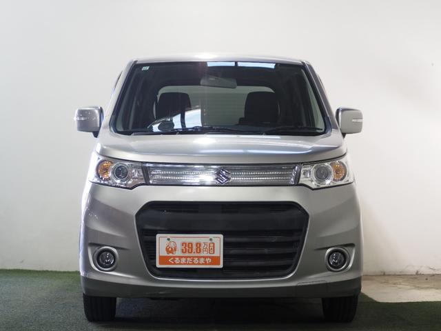 ワゴンＲスティングレー Ｘ　保証付き　修復歴無　ナビＴＶ　ＣＤ　Ｐスタート　ＨＩＤヘッド　フォグ　オートライト　純正１４インチＡＷ　アイドリングストップ　オートエアコン　スマートキー　ウィンカーミラー　ベンチシート　フルフラット（12枚目）