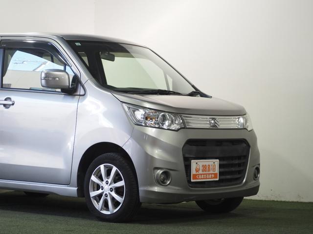 ワゴンＲスティングレー Ｘ　保証付き　修復歴無　ナビＴＶ　ＣＤ　Ｐスタート　ＨＩＤヘッド　フォグ　オートライト　純正１４インチＡＷ　アイドリングストップ　オートエアコン　スマートキー　ウィンカーミラー　ベンチシート　フルフラット（13枚目）