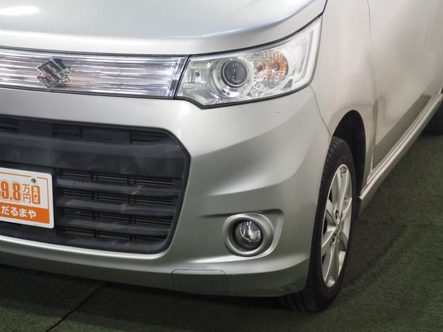 ワゴンＲスティングレー Ｘ　保証付き　修復歴無　ナビＴＶ　ＣＤ　Ｐスタート　ＨＩＤヘッド　フォグ　オートライト　純正１４インチＡＷ　アイドリングストップ　オートエアコン　スマートキー　ウィンカーミラー　ベンチシート　フルフラット（15枚目）