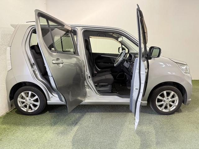 ワゴンＲスティングレー Ｘ　保証付き　修復歴無　ナビＴＶ　ＣＤ　Ｐスタート　ＨＩＤヘッド　フォグ　オートライト　純正１４インチＡＷ　アイドリングストップ　オートエアコン　スマートキー　ウィンカーミラー　ベンチシート　フルフラット（27枚目）