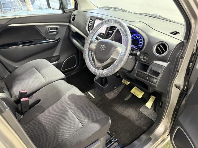 ワゴンＲスティングレー Ｘ　保証付き　修復歴無　ナビＴＶ　ＣＤ　Ｐスタート　ＨＩＤヘッド　フォグ　オートライト　純正１４インチＡＷ　アイドリングストップ　オートエアコン　スマートキー　ウィンカーミラー　ベンチシート　フルフラット（30枚目）