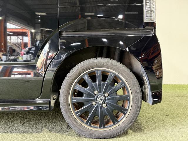 Ｎ－ＢＯＸカスタム Ｇ　ターボＳＳブラックスタイルパッケージ　保証付き　修復歴無　ＥＴＣ　Ｂカメラ　シートＨ　両ＰＳＤ　クルコン　フルセグナビ　ＢＴ　ＤＶＤ　オートリトラミラー　あんしんＰＫＧ　ＨＩＤオートライト　フォグ　パドルシフト　純正１５ＡＷ　ハーフレザー（46枚目）