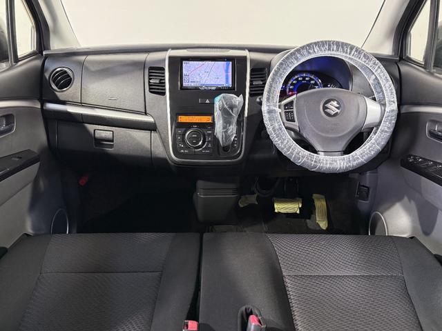 ワゴンＲスティングレー Ｔ　保証付　修復歴無　ターボ　Ｂカメラ　ＨＤＤナビ　フルセグＴＶ　ＢＴ　ＤＶＤ　ＨＩＤオートライト　フォグ　Ｐスタート　パドルシフト　スマートキー　純正１５インチＡＷ　ウィンカー付電格ミラー　フルフラット（6枚目）