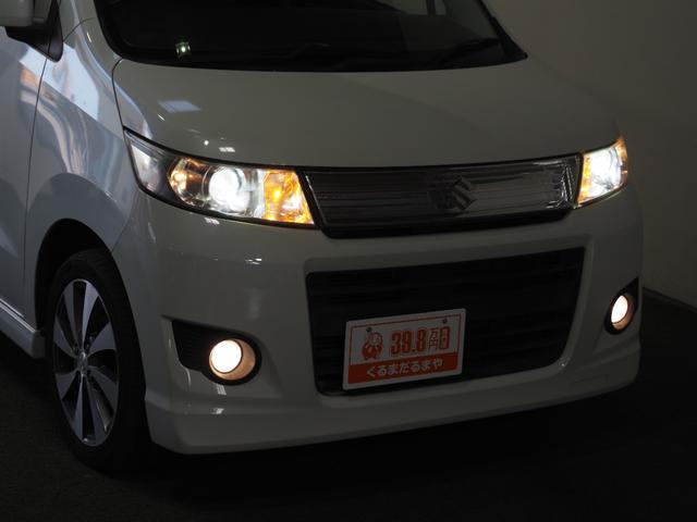 ワゴンＲスティングレー Ｔ　保証付　修復歴無　ターボ　Ｂカメラ　ＨＤＤナビ　フルセグＴＶ　ＢＴ　ＤＶＤ　ＨＩＤオートライト　フォグ　Ｐスタート　パドルシフト　スマートキー　純正１５インチＡＷ　ウィンカー付電格ミラー　フルフラット（16枚目）