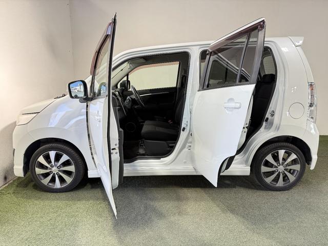 ワゴンＲスティングレー Ｔ　保証付　修復歴無　ターボ　Ｂカメラ　ＨＤＤナビ　フルセグＴＶ　ＢＴ　ＤＶＤ　ＨＩＤオートライト　フォグ　Ｐスタート　パドルシフト　スマートキー　純正１５インチＡＷ　ウィンカー付電格ミラー　フルフラット（48枚目）