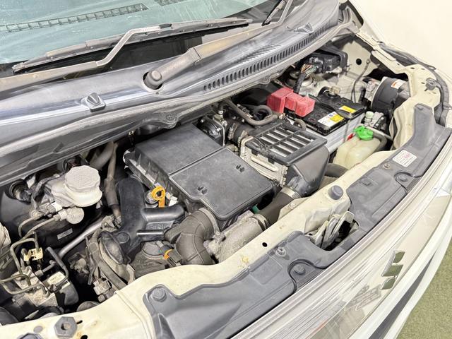 ワゴンＲスティングレー Ｔ　保証付　修復歴無　ターボ　Ｂカメラ　ＨＤＤナビ　フルセグＴＶ　ＢＴ　ＤＶＤ　ＨＩＤオートライト　フォグ　Ｐスタート　パドルシフト　スマートキー　純正１５インチＡＷ　ウィンカー付電格ミラー　フルフラット（76枚目）