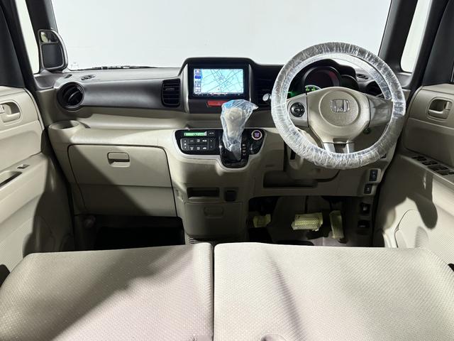 N-BOX G・Lパッケージ 保証付き 修復歴無 ETC Bカメラ 両PSD フルセグナビ BT DVD CD ESC Pスタート アイドリングストップ ステリモ AAC スマートキー 社外14インチAW 電格ミラー レベライザー(6枚目)